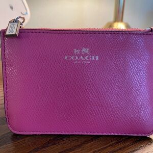 COACH Authentic COIN PURSE with Key Ring!!